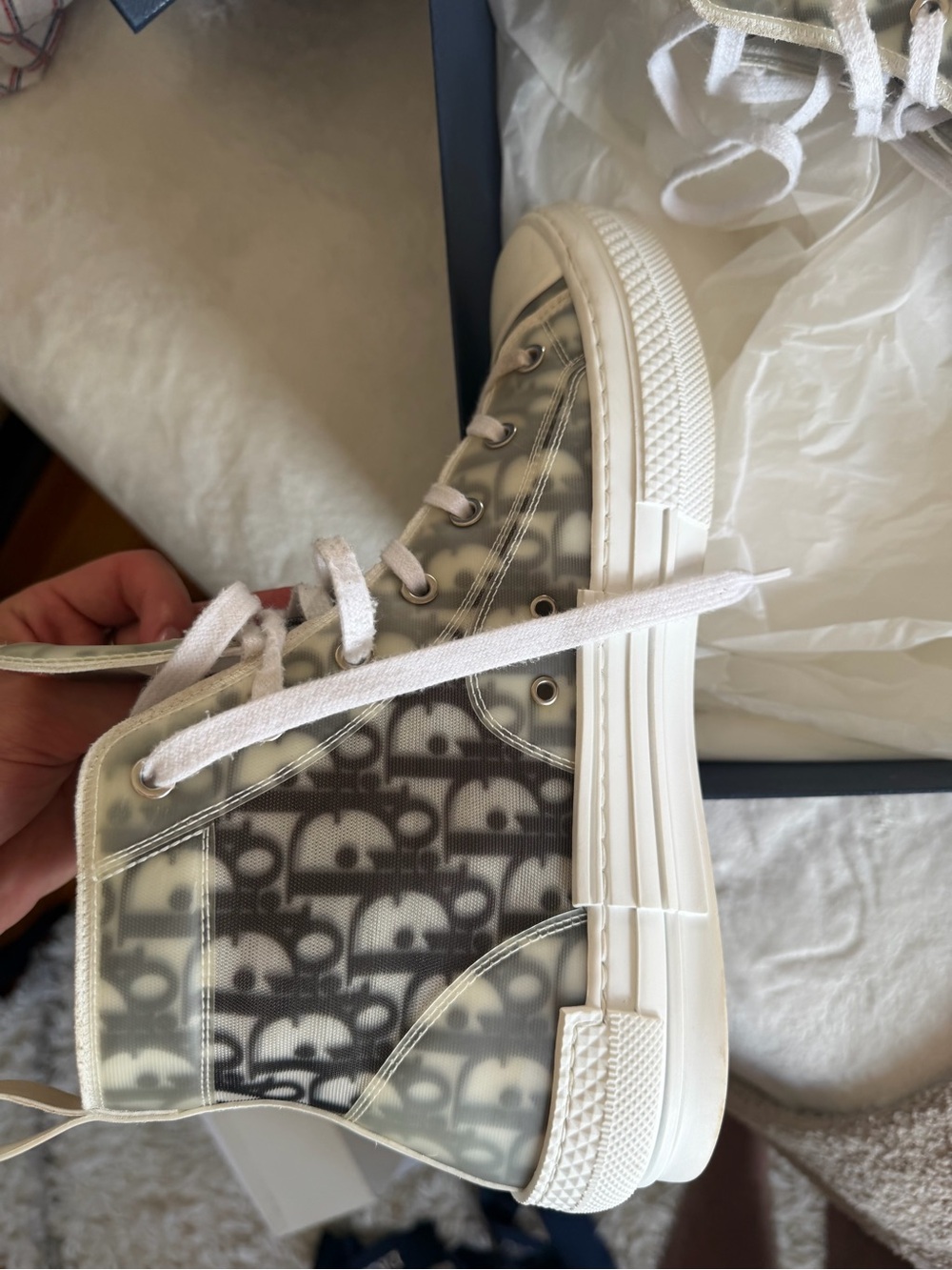 Dior B23 High-Top Sneakers - Picture 5 of 7